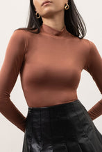 Load image into Gallery viewer, SOLID MOCK NECK LONG SLEEVE TOP
