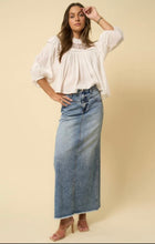 Load image into Gallery viewer, HIGH RISE FLARED MAXI SKIRT
