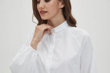 Load image into Gallery viewer, DROP WAIST WHITE SHIRT DRESS byMM
