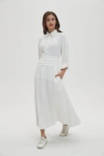 Load image into Gallery viewer, WHITE GAUZE SKIRT byMM
