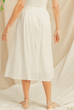 Load image into Gallery viewer, Front Button Closure Waist Tie Skirt
