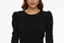 Load image into Gallery viewer, MM PUFFED SLEEVE RIBBED TOP
