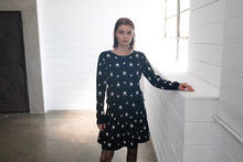 Load image into Gallery viewer, AMAZING MM SKIRT - YEAR ROUND BLACK &amp; WHITE STARS
