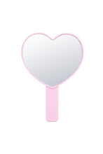 Load image into Gallery viewer, Beauty Creations DC-H2 Pink Heart Handheld Mirror - 6pc
