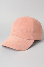 Load image into Gallery viewer, Corduroy Adjustable Cotton Baseball Cap Dad Hat: One Size / MOCHA
