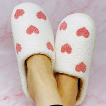 Load image into Gallery viewer, Heart Full Cozy Lounge Slippers: M/L / Lovely Blue
