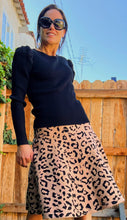 Load image into Gallery viewer, AMAZING MM SKIRT - YEAR ROUND BROWN LEOPARD PRINT
